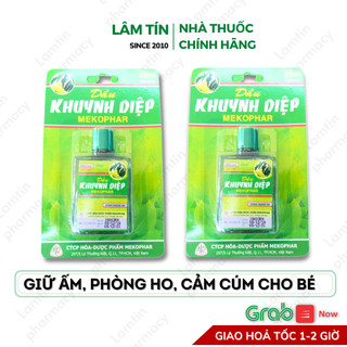 Dầu khuynh diệp mekophar cho bé - Làm ấm cơ thể, phòng ho, cảm cúm Hàng chính hãng