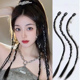 Tóc giả thắt bính nhỏ Jengiang, tóc tết giả thắt bím cho nữ TG-SMT