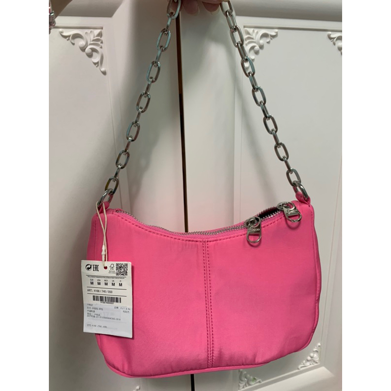 Thanh lý túi đeo vai auth màu hồng