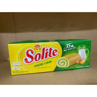 Bánh bông lan cuộn kem Solite hộp 360g