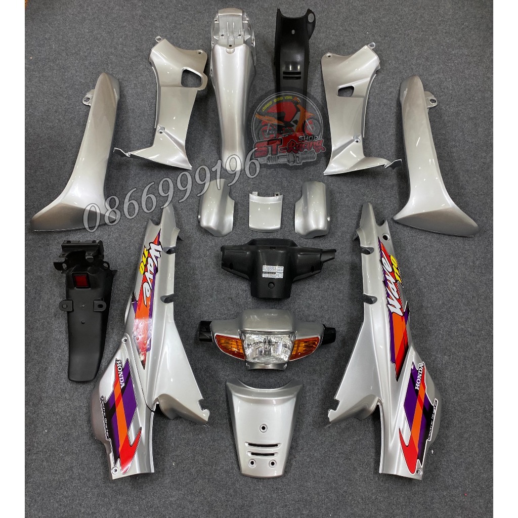 DÀN ÁO - BỘ VỎ NHỰA WAVE THÁI ĐỦ MÀU KÈM TEM  Có Bảo Hành