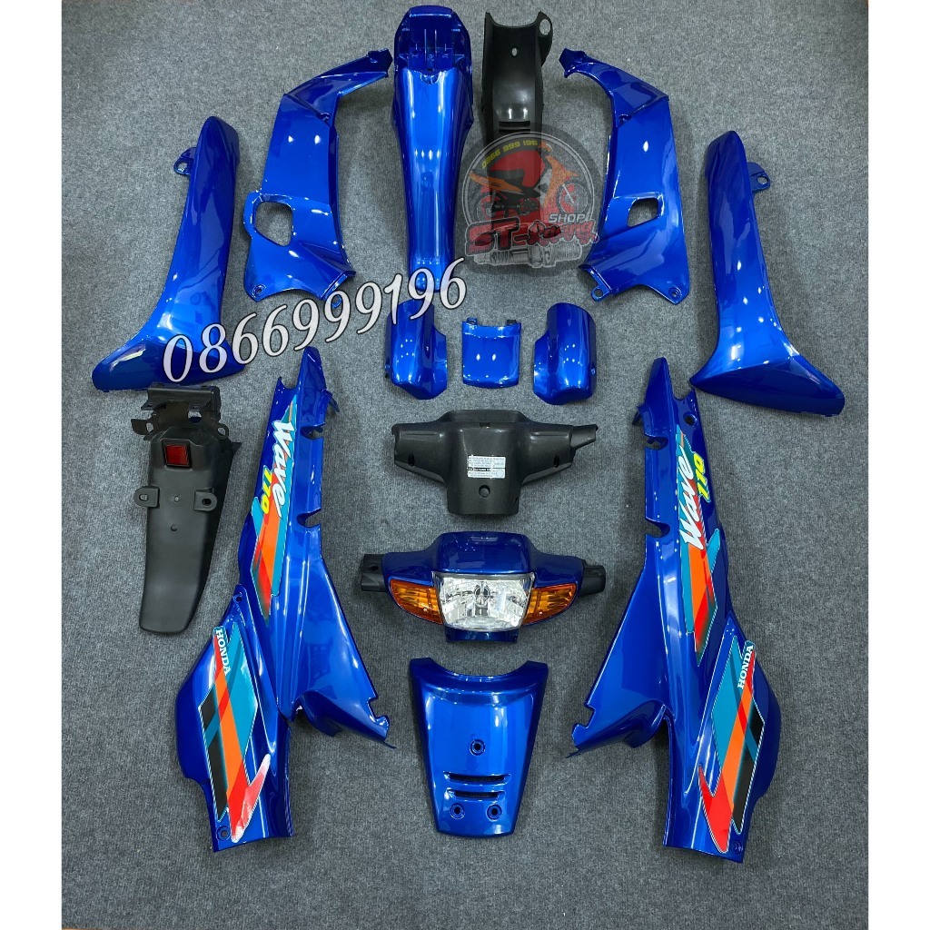 DÀN ÁO - BỘ VỎ NHỰA WAVE THÁI ĐỦ MÀU KÈM TEM  Có Bảo Hành