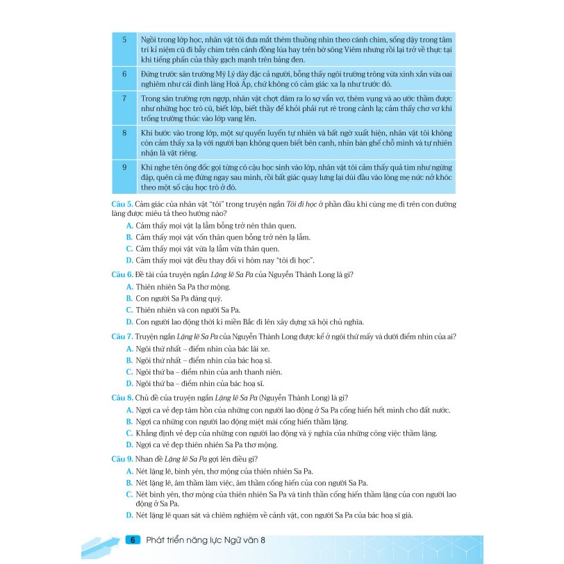 Sách - Phát Triển Năng Lực Ngữ Văn 8 - Biên Soạn Theo Chương Trình GDPT Mới - ndbooks