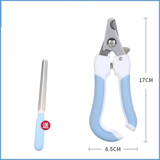 Kìm cắt móng cho thú cưng tặng kèm dũa 16.8x6.5cm