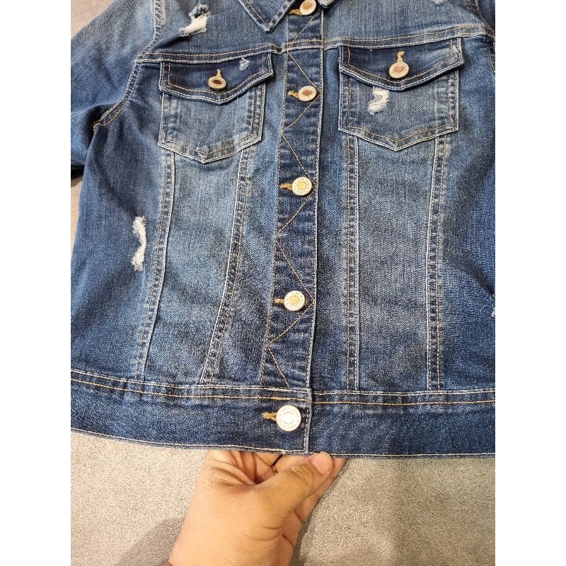 Áo khoác jean Wax Jean vnxk size <60kg