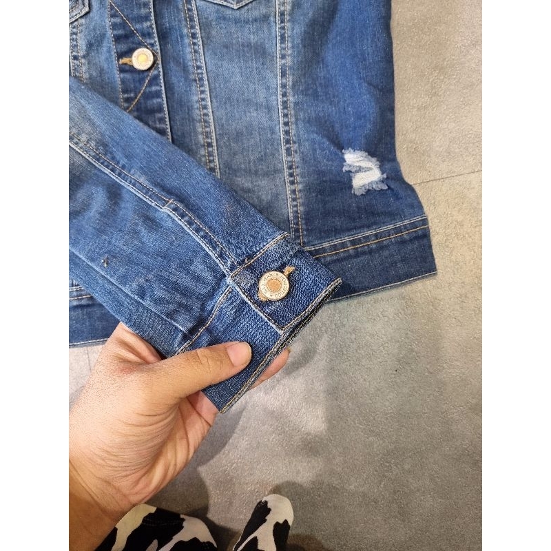 Áo khoác jean Wax Jean vnxk size <60kg