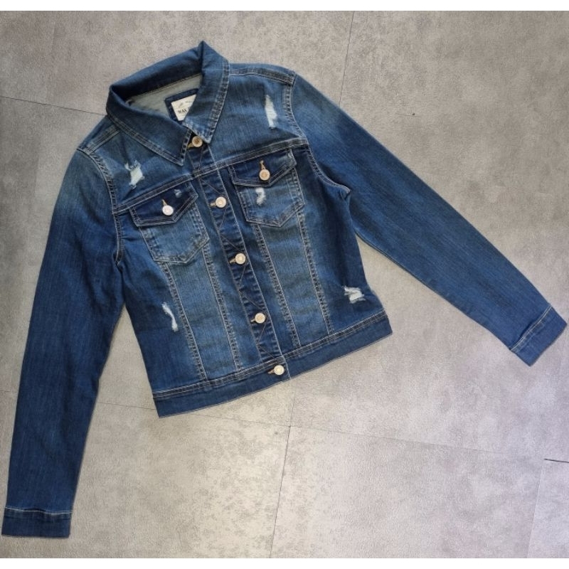 Áo khoác jean Wax Jean vnxk size <60kg