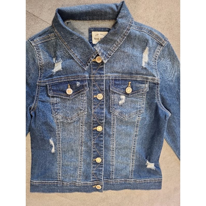 Áo khoác jean Wax Jean vnxk size <60kg