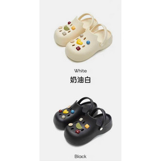 Dép bánh mì, Dép nữ độn đế 6cm đi mưa kiểu dáng unisex mẫu mới 2023