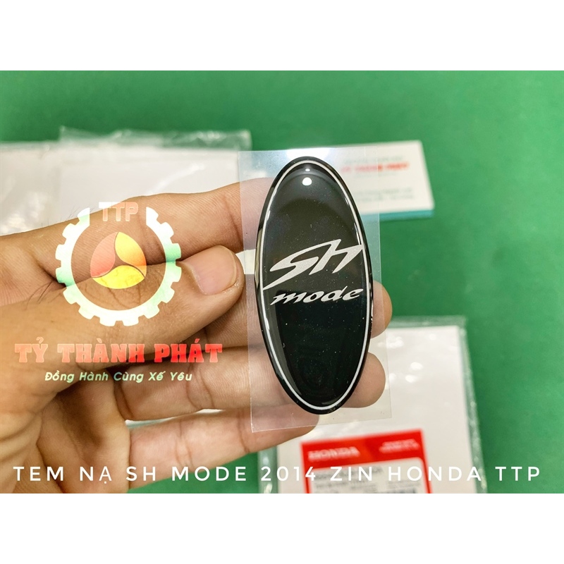 Tem nạ SH Mode đen zin ( 1 miếng )
