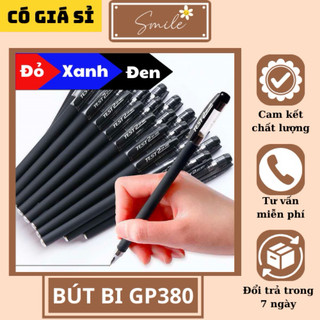 Bút bi gp380 3 màu mực đầu bút 0.5mm