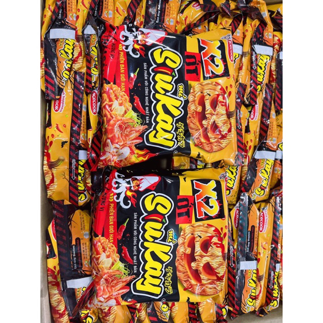 1 Thùng Mì SiuKay x2 ớt phiên bản giới hạn ( thùng 24 gói x 128g)
