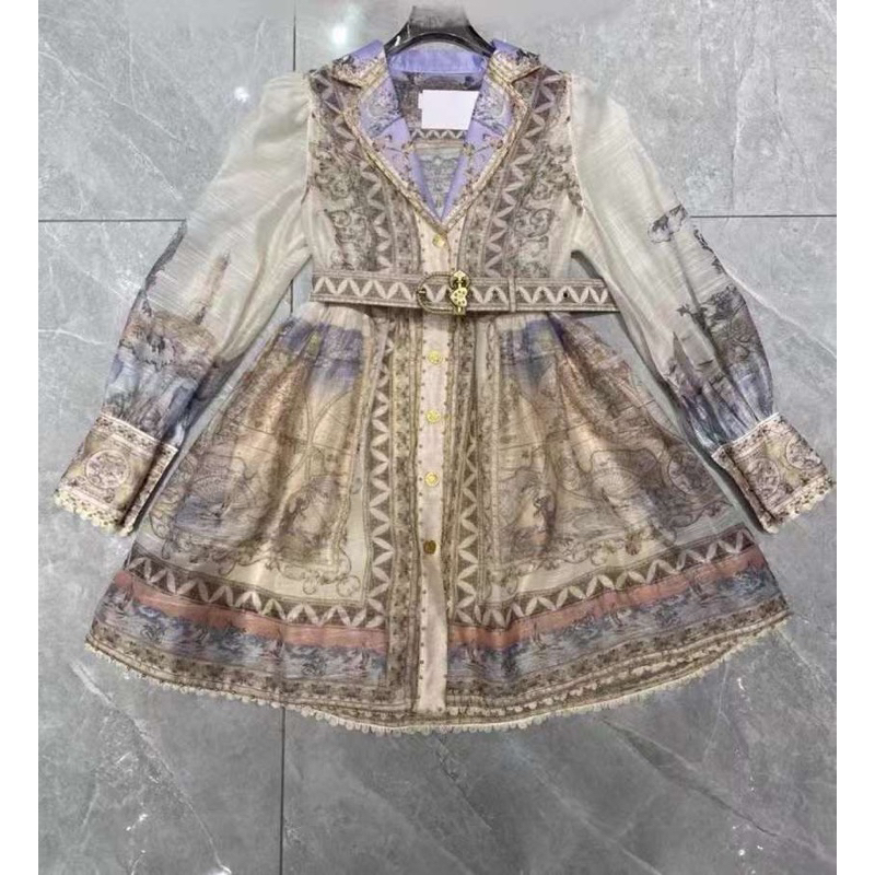 Váy cao cấp kèm đai