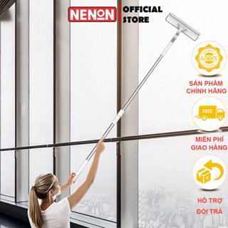Cây Lau Kính Gạt Chùi Thông Minh 2 Mặt Dài 150cm Có Thể Điều Chỉnh Tăng Giảm - NENON - OK03