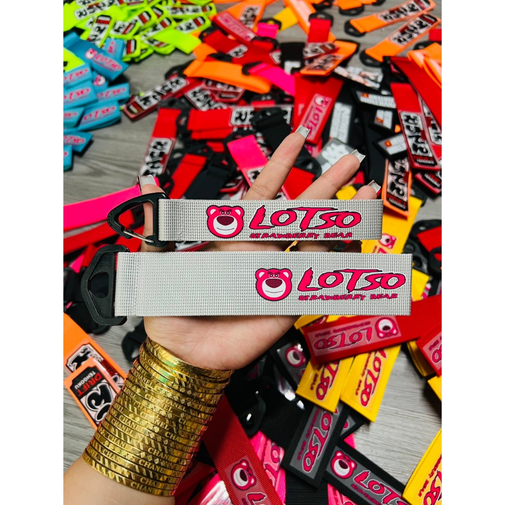 COMBO DÂY CẢNG + MÓC KHÓA GẤU DÂU