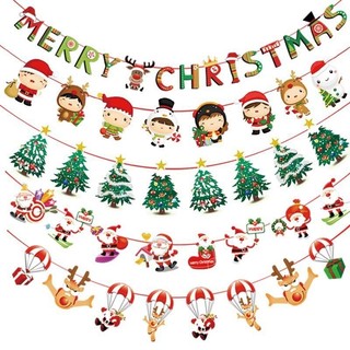 Dây Treo Chữ Trang Trí Noel Giáng Sinh Dài 3m (Có link chọn mẫu)