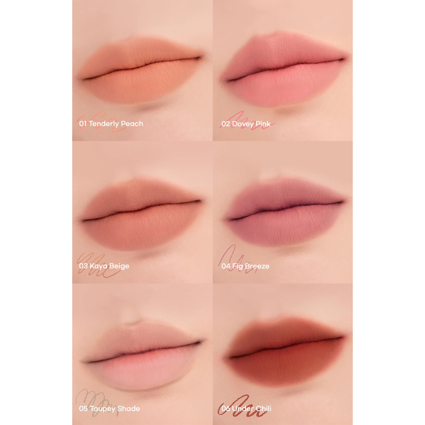 Chì Kẻ Viền Môi Nhung Lì, Lâu Trôi, Thiết Kế 2 Đầu ROMAND Lip Mate Pencil 0.5g