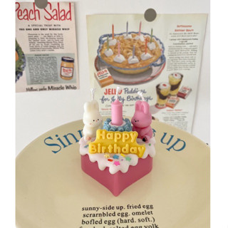  Nến thơm bánh kem trái tim thỏ sinh nhật CICILANDLE 