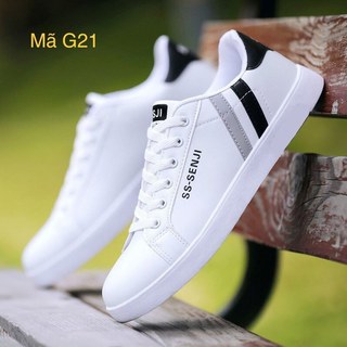 Giày Nam Thể Thao Nam Cao Cấp Hot Trend SPOST Giầy Trắng Cao Cổ Sneaker Nam Nữ MÃ 3S - Hàng Loại 1