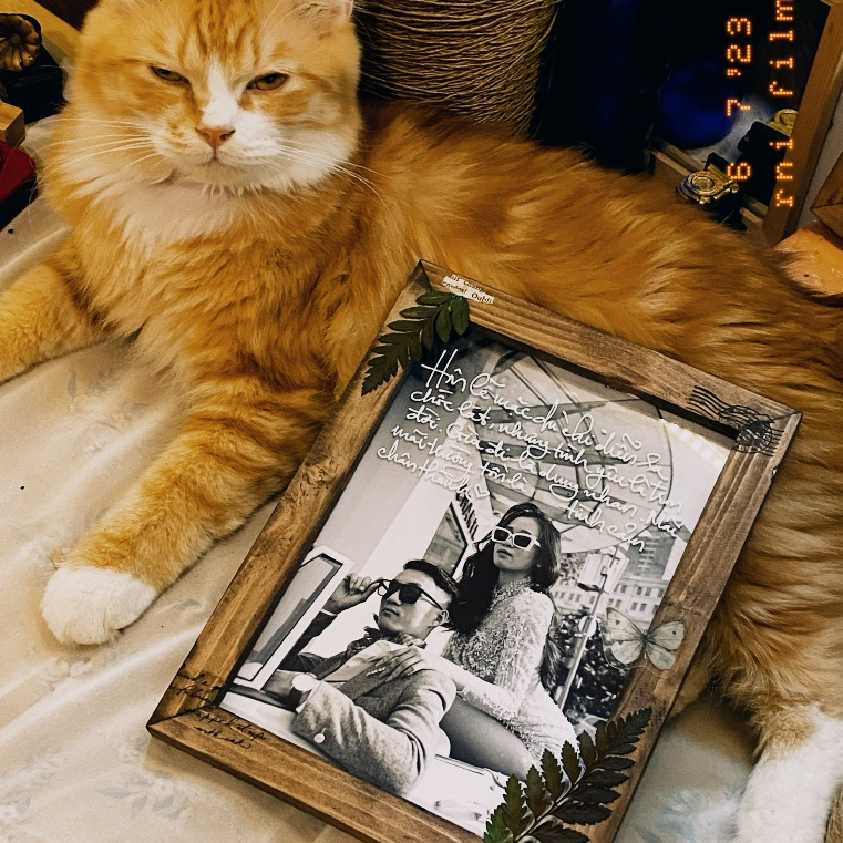 Khung ảnh chữ viết tay NOMAD GARDEN