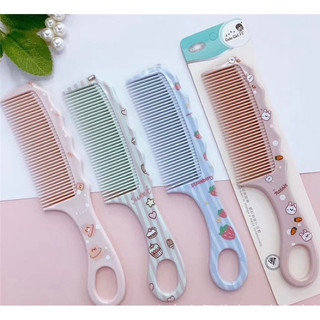 LC01 Lược chải tóc hình in mèo trái cây hình thú nhỏ dễ thương