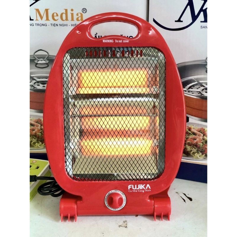Máy sưởi ấm cao cấp - Đèn sưởi ấm Fujika FJ-60A 2 có tấm lưới cách nhiệt an toàn