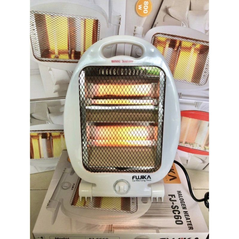 Máy sưởi ấm cao cấp - Đèn sưởi ấm Fujika FJ-60A 2 có tấm lưới cách nhiệt an toàn
