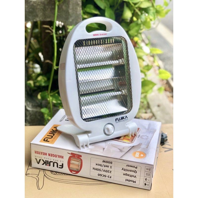 Máy sưởi ấm cao cấp - Đèn sưởi ấm Fujika FJ-60A 2 có tấm lưới cách nhiệt an toàn