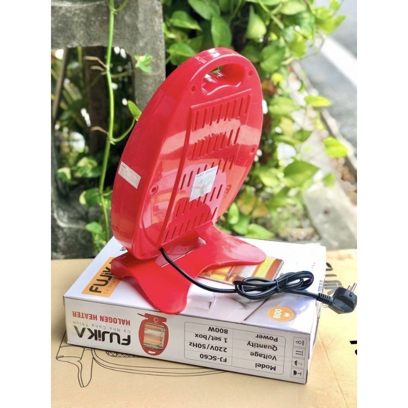 Máy sưởi ấm cao cấp - Đèn sưởi ấm Fujika FJ-60A 2 có tấm lưới cách nhiệt an toàn