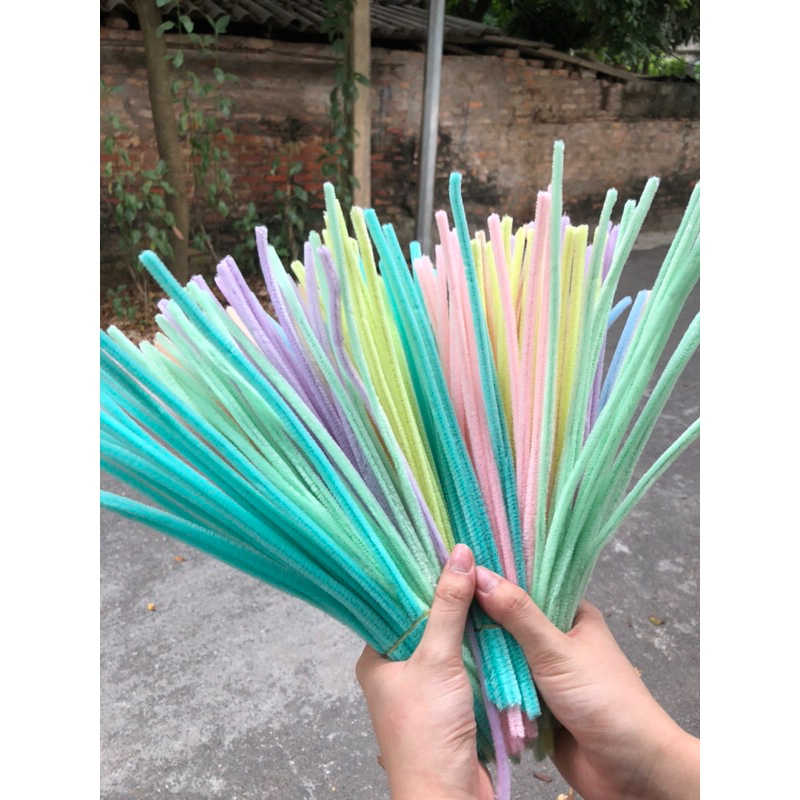 KẼM NHUNG MIX MÀU PASTEL  - KẼM NHUNG NHÂN PHẨM