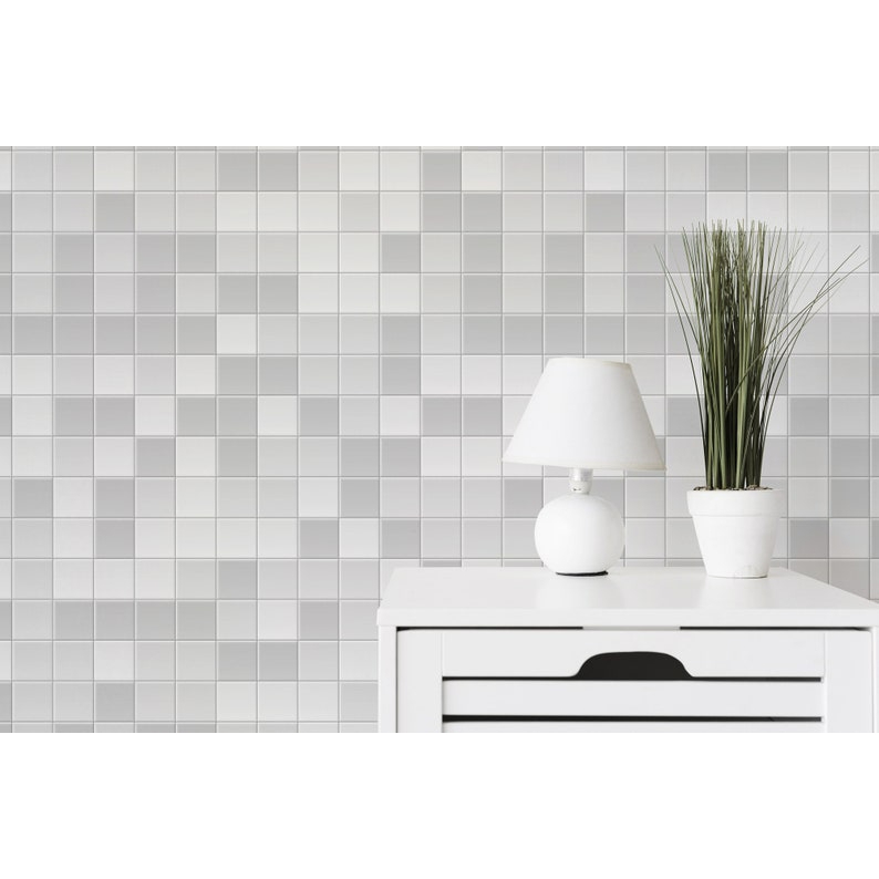 Decal gạch mosiac dán tường phòng tắm, tường phòng ngủ khổ dài 500x60 chống nước, dễ vệ sinh - Citydecor