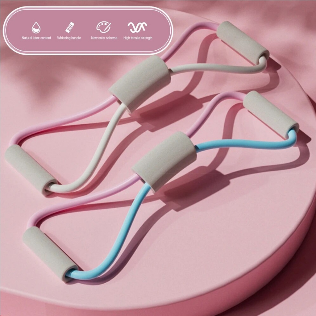 Dây kháng lực số 8 tập yoga,gym,pilates 8DK