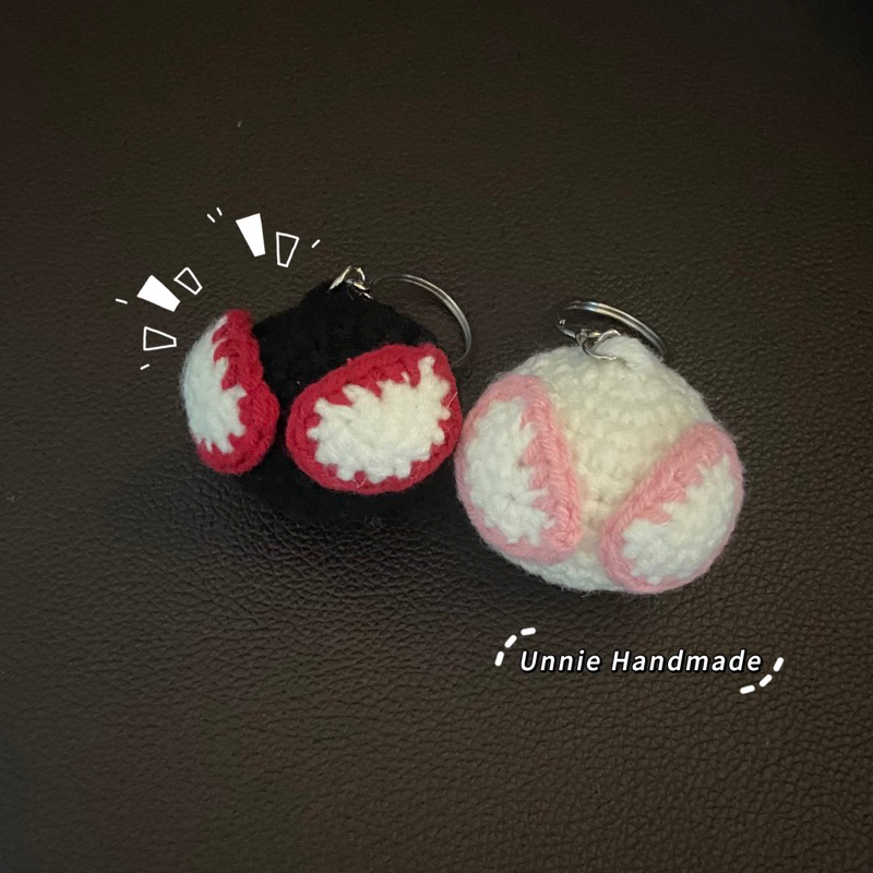 Móc khoá len spiderman