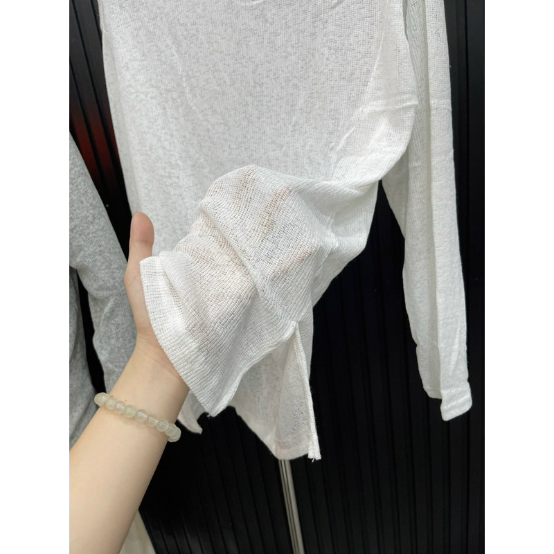Áo thu đông dài tay len dệt, hàng Quảng Châu chất đẹp