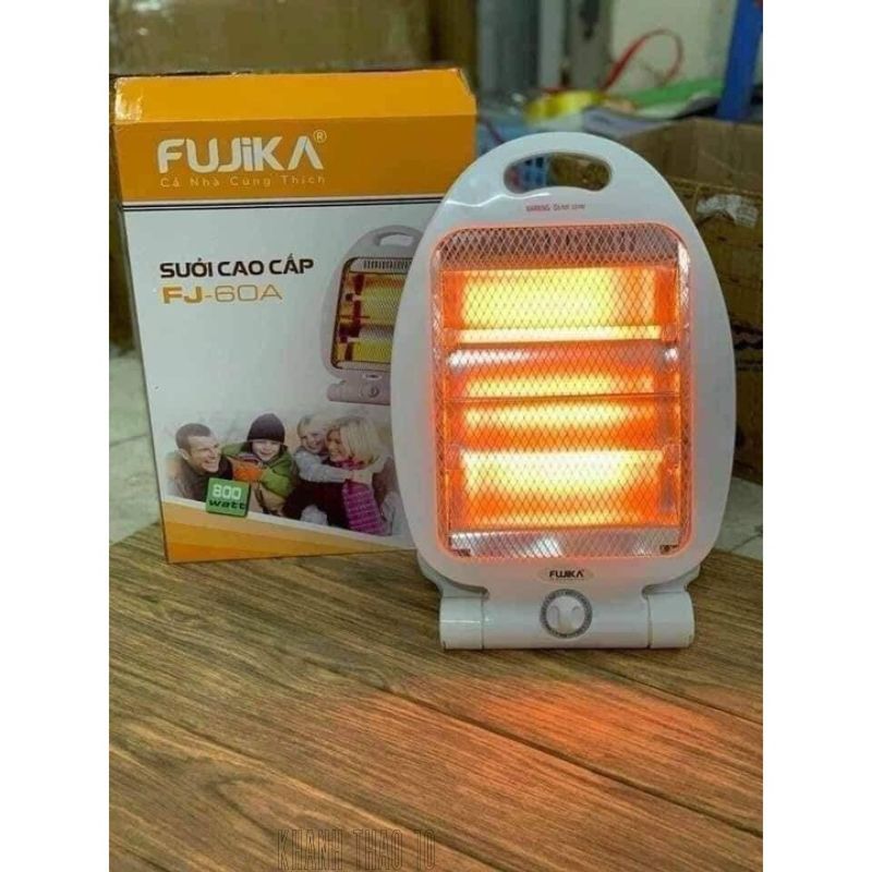 Đèn sưởi ấm tiếc kiệm điện - Máy sưởi Fujika FJ-60A 2 có tấm lưới cách nhiệt an toàn