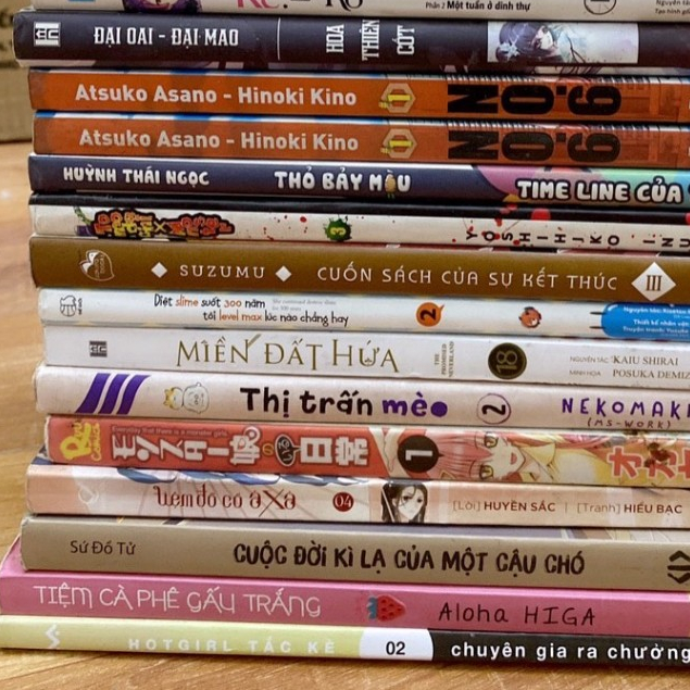 Vở truyên.tranh cũ Lô Lẻ 10: Ong đưa thư, Hikaru, Sasaki Miyano, Miền đất hứa, Dòng sông huyền bí, Dược sư tự sự