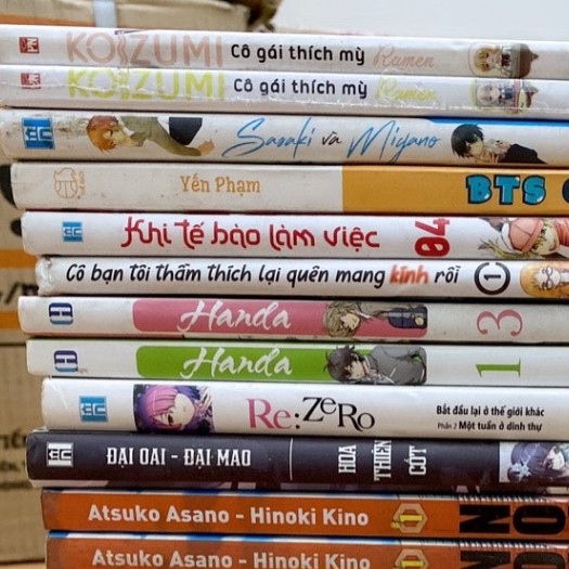 Vở truyên.tranh cũ Lô Lẻ 10: Ong đưa thư, Hikaru, Sasaki Miyano, Miền đất hứa, Dòng sông huyền bí, Dược sư tự sự