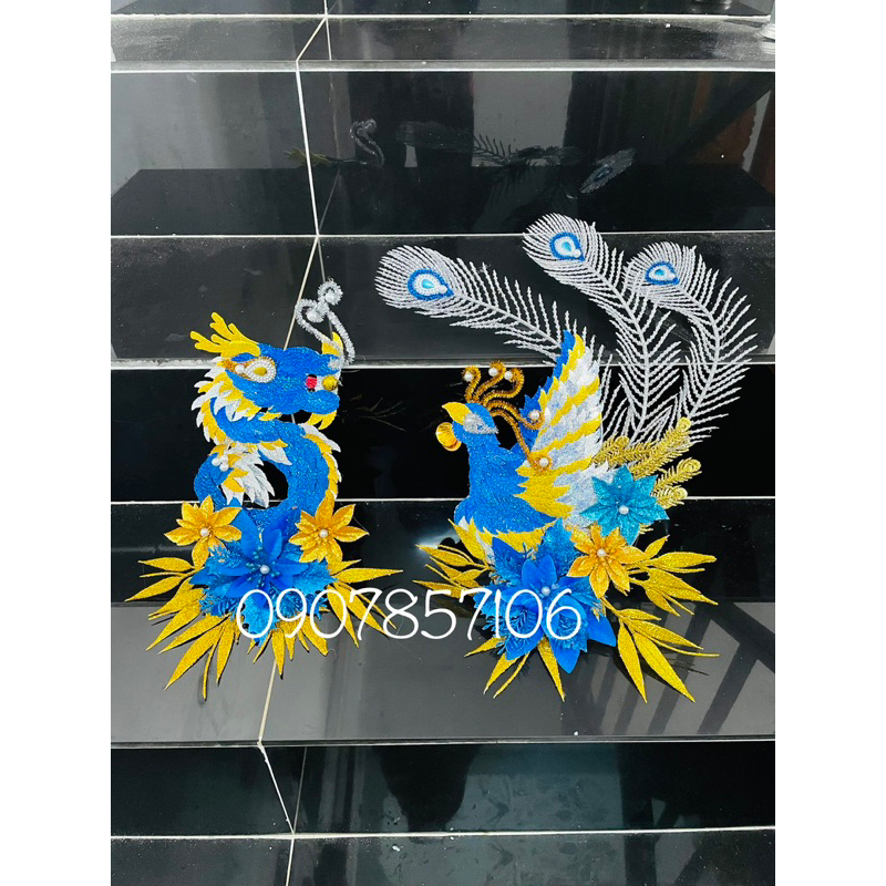 SET Rồng Phụng Nhỏ size 30cm trang trí tháp bánh