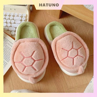 Dép bông con rùa, dép lông đi trong nhà hình con rùa ngộ nghĩnh cho bé và nam nữ xixitiao - hatuno order