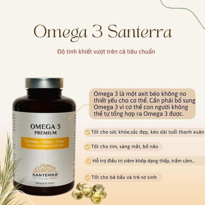 Omega 3 tốt số 1 thế giới đến từ Pháp