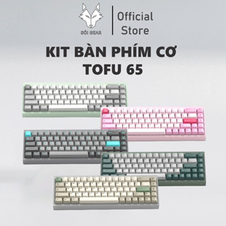 [HỎA TỐC HN - HCM] Kit Bàn phím cơ Custom KBDFans Tofu65 2.0 | Nhôm | Gasket Mount | Top Mount | Hotswap | TOFU