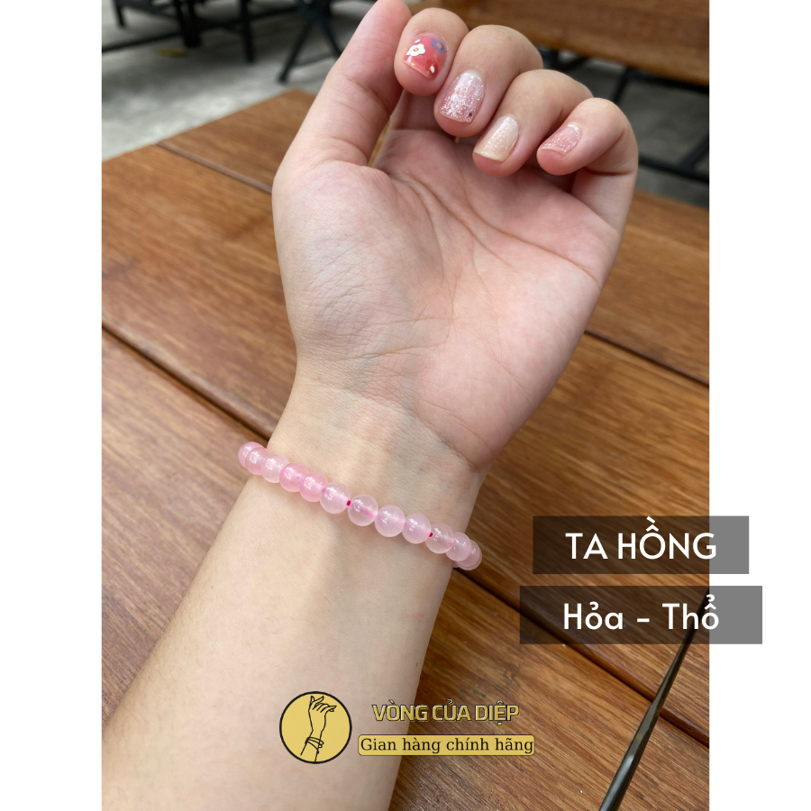Vòng tay đá đơn size hạt nhỏ 6mm, dòng đá nhẹ nhàng kẹo ngọt và thanh tao dành cho bạn nữ