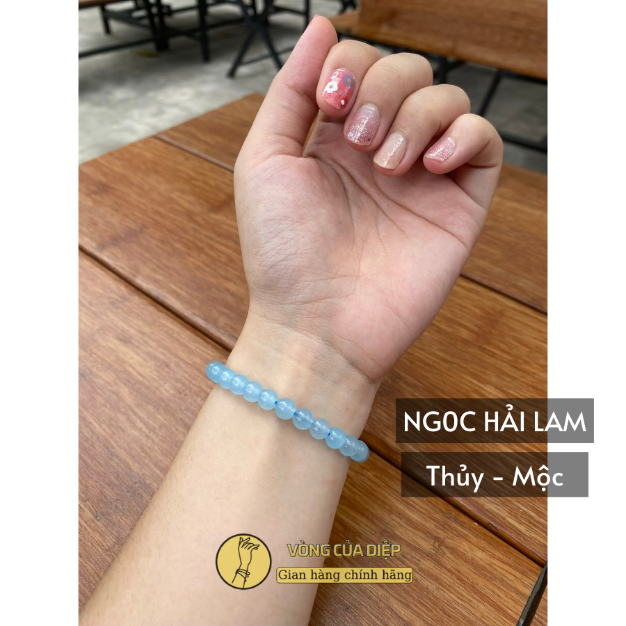 Vòng tay đá đơn size hạt nhỏ 6mm, dòng đá nhẹ nhàng kẹo ngọt và thanh tao dành cho bạn nữ