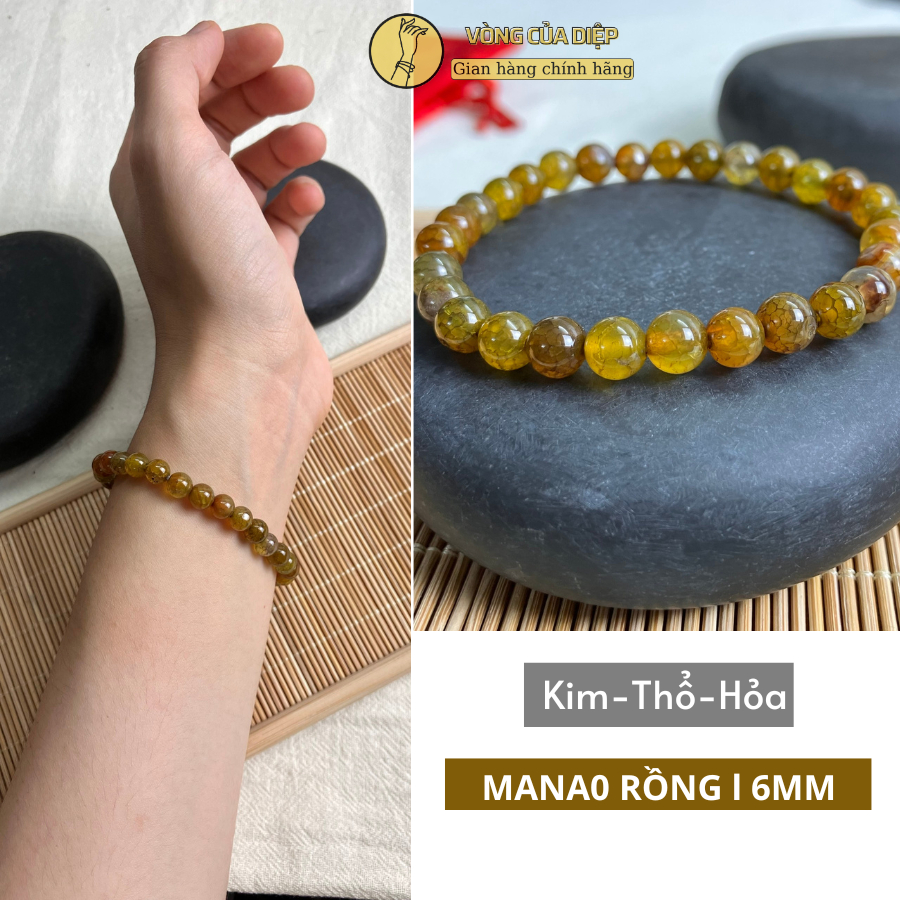 Vòng tay đá size hạt nhỏ 6mm, vòng đơn thiết kế gọn nhẹ mát lành và thanh lịch dành cho bạn nữ