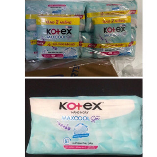 BĂNG VỆ SINH KOTEX HÀNG NGÀY COOL MÁT LẠNH 40m 20m dài 15cm