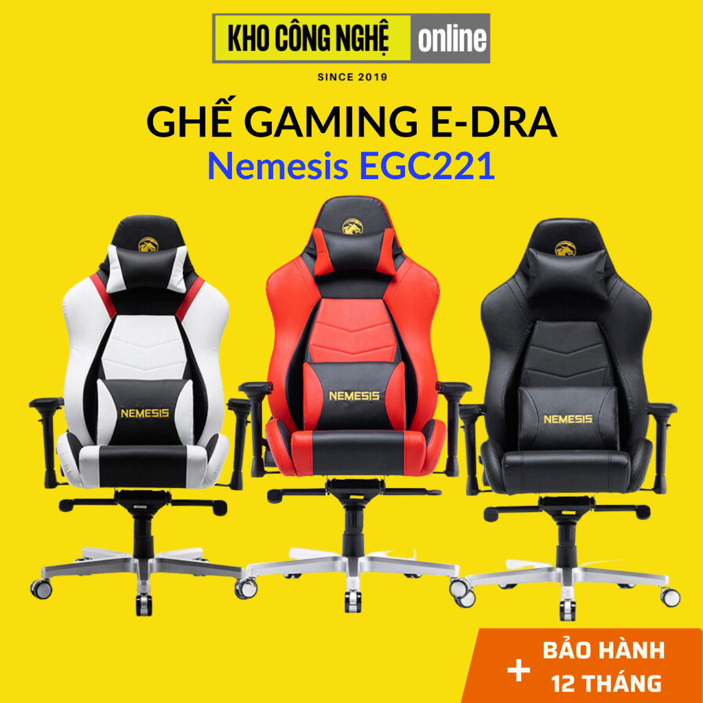 Ghế Gaming E-DRA Nemesis EGC221 (Hàng Chính Hãng)