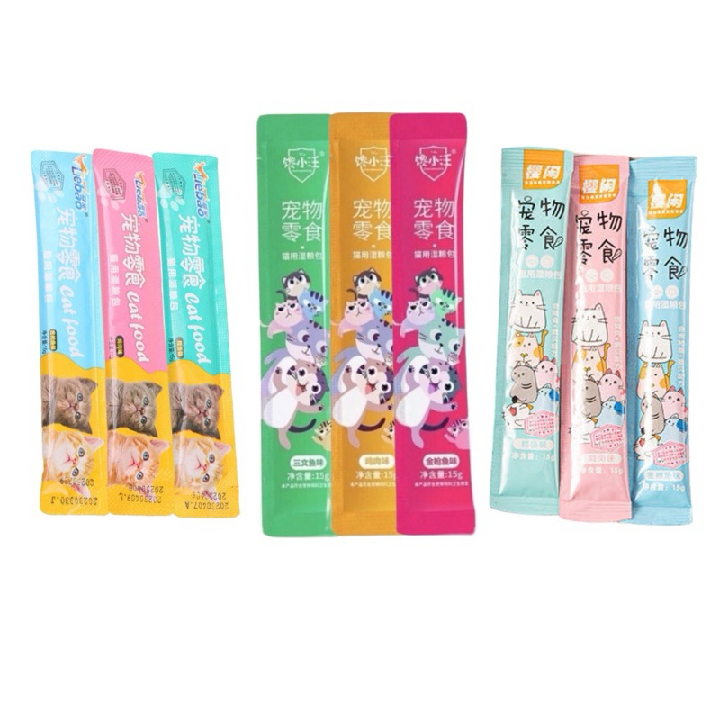Combo 50 Súp Thưởng Thơm Ngon Cho Mèo Gói 15g