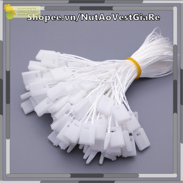 1000 Sợi Dây Treo Tag Mác bằng dù, dây treo thẻ bài, dây dù treo mác áo