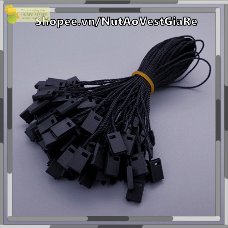 1000 Sợi Dây Treo Tag Mác bằng dù, dây treo thẻ bài, dây dù treo mác áo