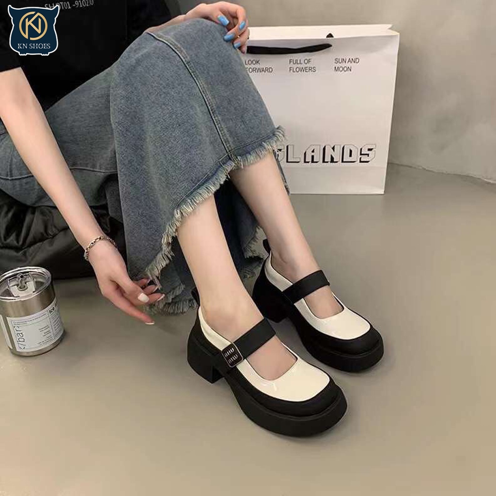 Giày Da Đế Dày Size 35-39 2023 Cho Nữ - Hàng Quảng Châu Cao Cấp Xịn Xò Bao Chất